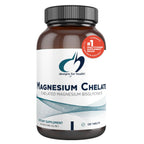 Designs for Health Magnesium Chelate Tablets - 200mg Magnesium Bisglycinate Chelate - Non-GMO Supplement Designed to be Easier on the Stomach (120 Tablets)