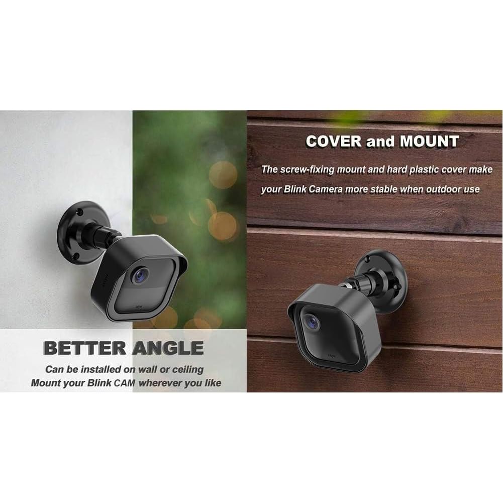 Buy now All-New Blink Outdoor Camera Wall Mount, 360° Adjustable Mount and Weather Proof Protective Housing with Blink Sync Module Outlet Mount for Blink Outdoor (4th & 3rd Gen) Camera System (Black, 5 Pack) at indiglob india