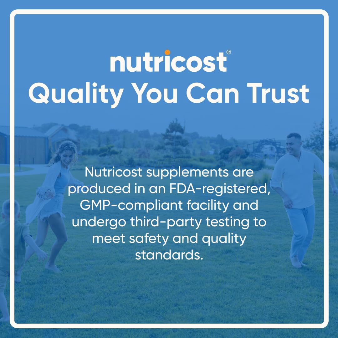Nutricost Glutathione Capsules 500mg, 240 Capsules - Gluten Free, GMO Free