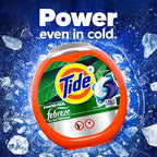 Buy now Tide Power Pods with Febreze Laundry Detergent Pacs, 45 Count, Botanical Rain Scent, All-Day Freshness at indiglob india