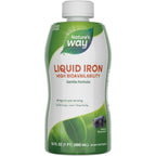 Nature’s Way Liquid Iron Supplement, 18 mg per Serving, Berry, 16 Fl Oz | Gentle Glycinate Iron, Fast-Absorbing Liquid, Iron for Red Blood Cell Support and Energy Metabolism*, No Sugar Added