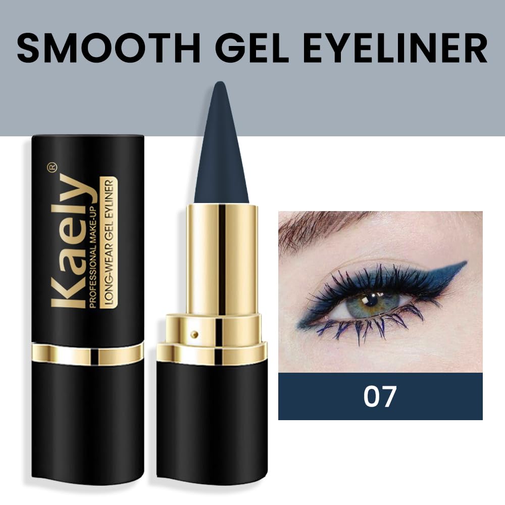 Discover the Kaely 2Pcs Gel Eyeliner Pencil, featuring smooth application and long-lasting wear. Ideal for bold eye looks.