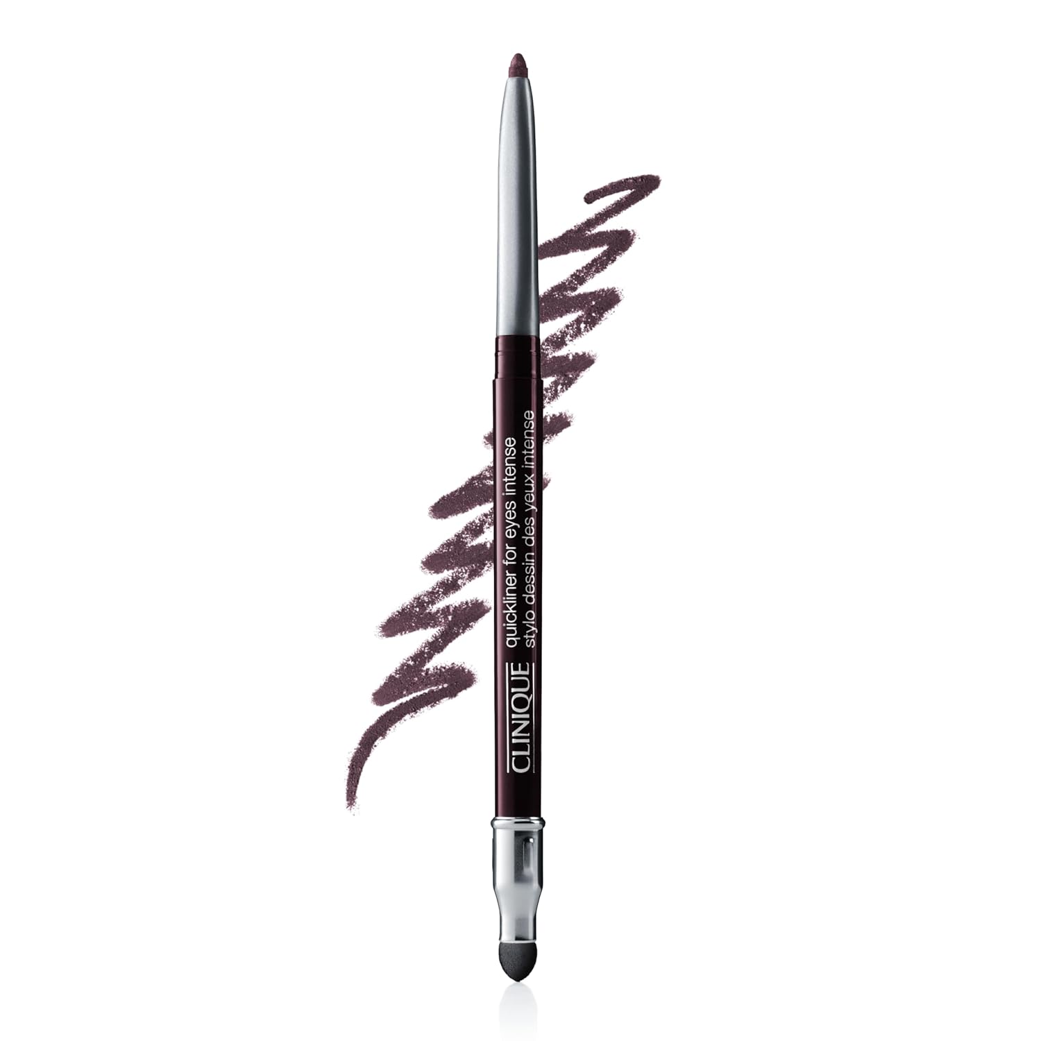 Buy now Clinique Quickliner For Eyes Intense Eyeliner Pencil | Water Resistant, Smudge Resistant + Safe For Sensitive Eyes | 10 Shades AG Intense Aubergine at indiglob india