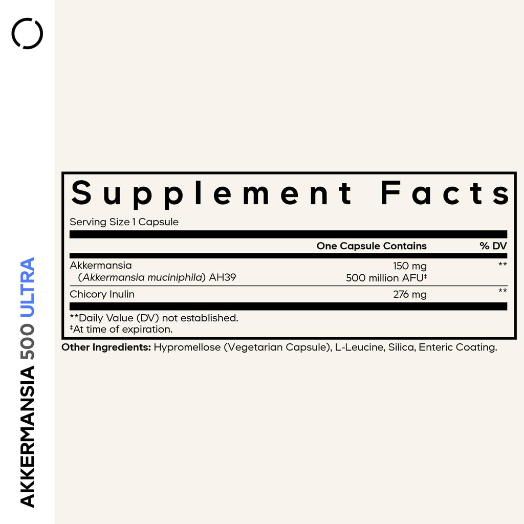 Codeage Akkermansia Muciniphila, 500M AFU, Chicory Inulin, 90 Capsules
