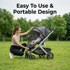 2 Pack Universal Baby Mosquito Net Cover for Stroller Car Seat Bassinet Infant Bug Mesh Netting Screen Crib Carrier Carriage