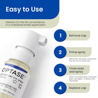 Optase Comfort Dry Eye Spray - Preservative Free Artificial Tears Drops Alternative - Dry Eye Drops in a Convenient Spray - Multi-Use Bottle, Contact Lens Safe - .58 fl oz