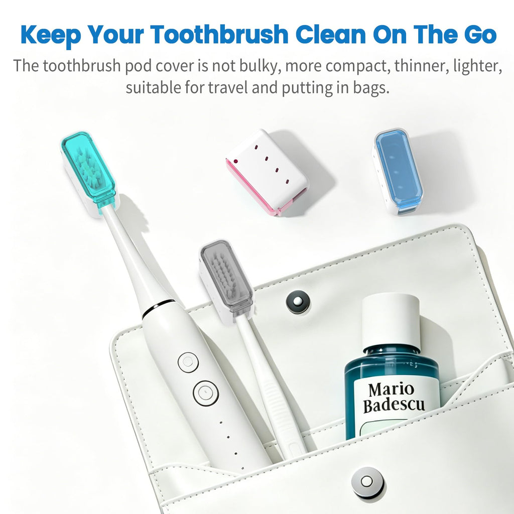 Frekare Toothbrush Covers Caps, Toothbrush Head Protector Case for Travel