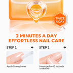 Modelones Nail Strengthener and Growth Oil, Clear Nail Repair for Damaged | Nails Hardener Extra Strong and Growth Repair Mode Gifts Strengthening Polish for Broken Nail Care Women 15ml 0.51 Fl Oz