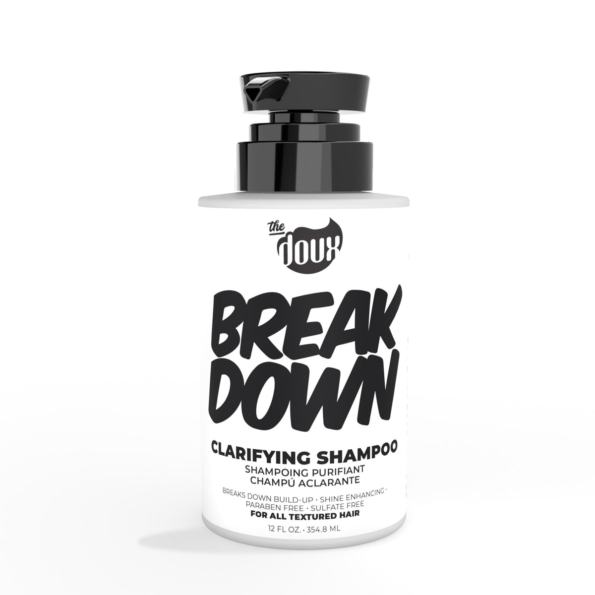 The Doux BREAKDOWN Clarifying Shampoo, Vitamin E Rosemary Detox, 8 oz