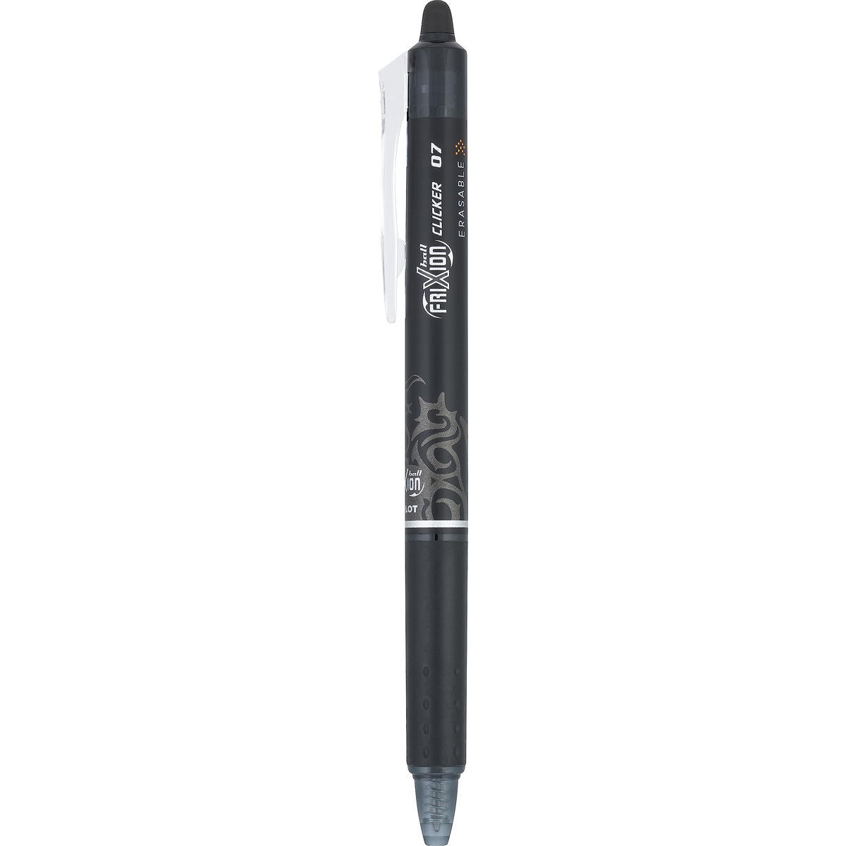 Pilot FriXion Clicker 0.7mm, Erasable Gel Pens, Fine Point (6-Pack, Black/Blue)