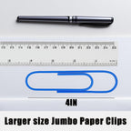 50 Pack 4 Inches Jumbo Paper Clips Extra Large Mega Paperclips