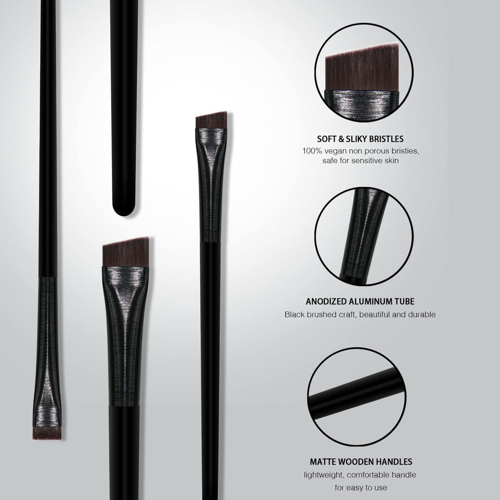 Eyeliner Brush Brow Tint Brushes Eyebrow Brushes Set Fine Angled Point