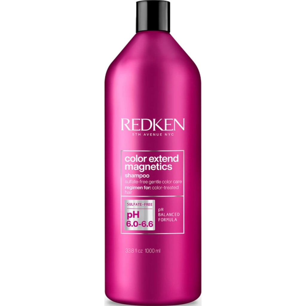 Redken Color Extend Magnetics Shampoo For Color-Treated Hair - Gently Cleanses & Protects Color, With Amino Acid, Sulfate-Free Shampoo