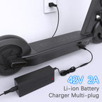 ETL Certified 42V 2A Electric Scooter Charger, 7-in-1 Universal Charger Replacement for 36V 10S Lithium Battery, Compatible with Razor Gotrax Xiaomi Jetson Ninebot Hoverboard & E-Bike