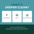 NOVEHA Demodex Eyelid & Lash Wipes | Box Of 60 Individually Wrapped Extra Strength Cleansing Eyelash Wipes - Battle Itchy & Irritated Eyes associated with Demodex Mites, Naturally Remove debris