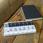 Buy now EZY DOSE Push Button (7-Day) Pill Case, Medicine Planner, Vitamin Organizer, 2 Times a Day AM/PM, Removable Trays, Large Compartments, Arthritis Friendly, Spring Open Black and White Lids, BPA Free at indiglob india