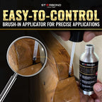 Starbond 2 oz. Super Glue Remover – Dissolves Adhesive – CA Glue Debonder with Easy Brush Cap Applicator
