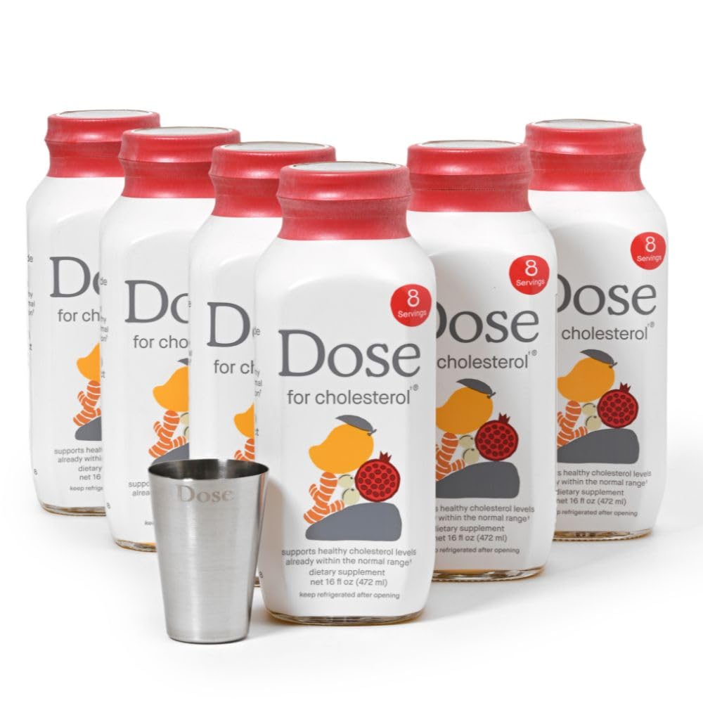 for Cholesterol Supplements, 16oz Bottle, 3 Pack | Maintain Healthy Cholesterol Levels, Supports Cardiovascular Health, Gluten-Free Vegan Zero Sugar, 3 Week Supply