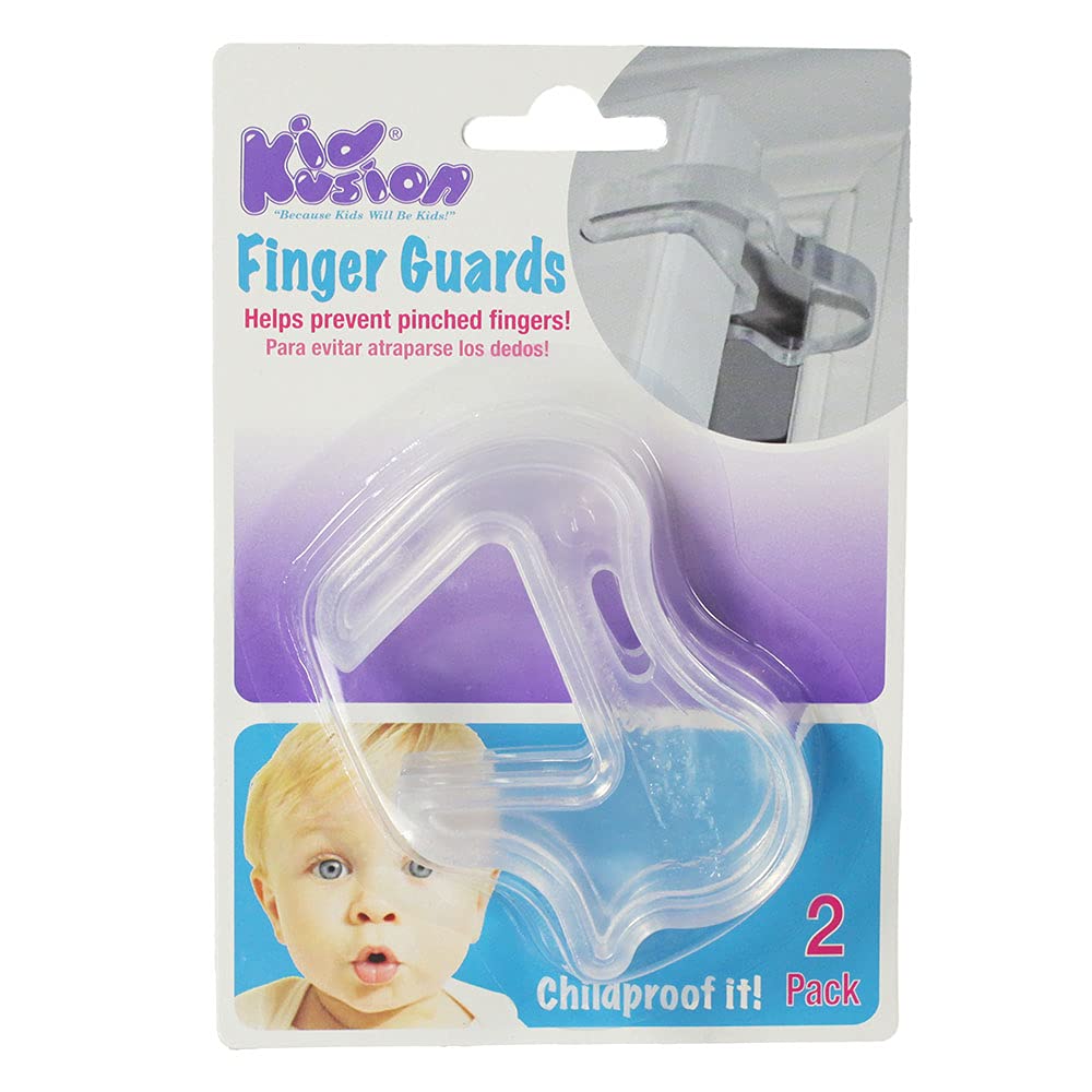 Buy now KidKusion Door Pinch Guard | 2 Pack | Clear | Baby Safety Finger Protectors | Durable Child Safety at indiglob india