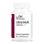Bariatric Advantage Ultra Multivitamin with Iron, 90 Capsules | Ultra Multi with Iron, Capsule Format Multivitamin, Full B Vitamin Complex, with Vitamin C, Chromium and More
