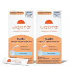 Uqora Flush, Urinary Tract Support, Pink Lemonade, 10 Packets | Urinary Tract Support* with D-Mannose, Vitamin C, B6, Potassium, Magnesium, and Calcium, Gluten-Free and Vegan