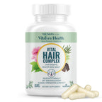 VITAL NUTRITIVE Biotin Hair Growth Vitamins - Hair, Skin & Nails Supplement | Biotin&Vitamin B Complex Blend, Thicker, Stronger Hair, Skin and Nails, Hormone Free, Gluten Free, Non-GMO, 60 Count