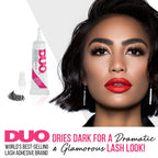 DUO Eyelash Glue, Dark Tone, Lash Adhesive for Strip Lashes, 0.25 oz 2 Pack | Waterproof & Long-Lasting Lash Glue, Secure Hold, Formaldehyde and Latex Free, Made in the USA