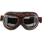 Buy now MUXSAM Vintage Motorcycle Goggles, ATV Motocross Goggles, Dirt Bike Racing Riding Off Road Scooter Glasses, Windproof Dustproof Eyewear for Adults Men Women, Copper Frame Smoke Lens at indiglob india