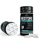 SASCHA FITNESS Cortisol Night Support Pills | Metabolism & Hormonal Balance | Promotes Quality Sleep | Restore | Vegan Weight Loss Supplement – 120 Natural Capsules