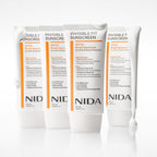 NIDA Invisible Fit Sunscreen SPF 50 Broad Spectrum UV-A/UV-B Protection | No White Cast, Low Irritation, Hydrating Lotion-like Lightweight Glow Sunscreen for All Skin Types | 1.69 fl. oz., 50ml