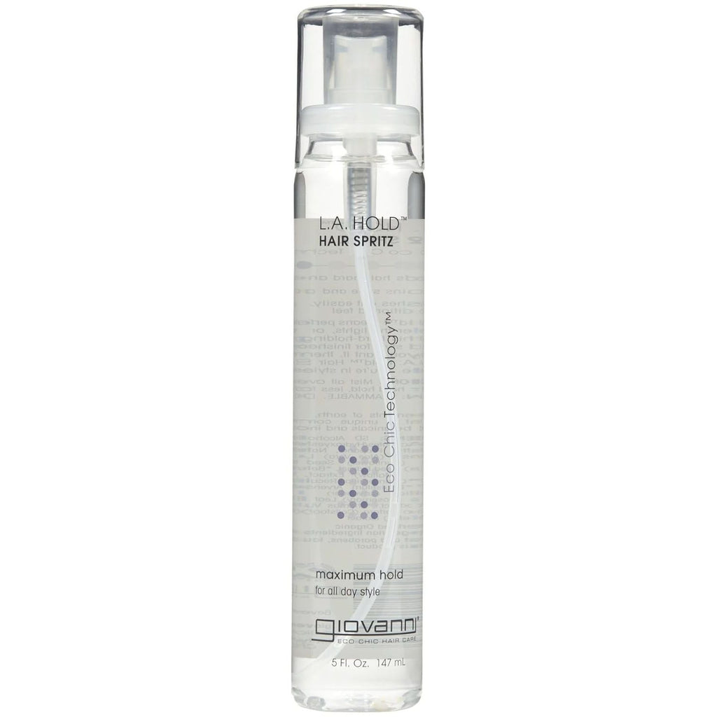 Buy now Giovanni LA Hold Hair Spritz - Strong Hold Hair Spray for Women & Men, Hairspray Extra Hold, Hair Setting Spray for Shine, Volume & Control, Volumizing, Firm Hold - 5 Fl Oz (Pack of 1) at indiglob india