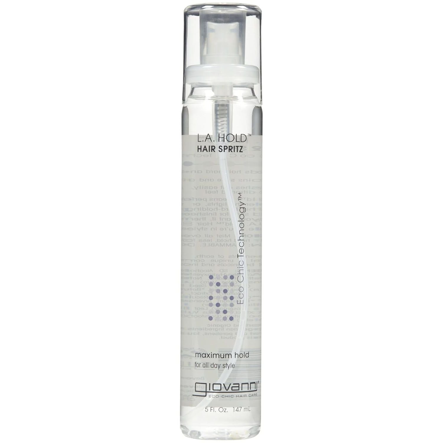 Buy now Giovanni LA Hold Hair Spritz - Strong Hold Hair Spray for Women & Men, Hairspray Extra Hold, Hair Setting Spray for Shine, Volume & Control, Volumizing, Firm Hold - 5 Fl Oz (Pack of 1) at indiglob india