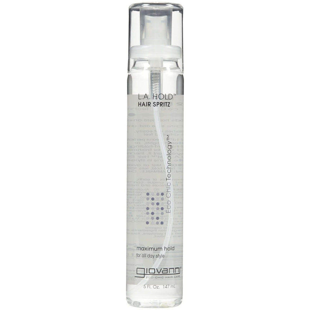 Buy now Giovanni LA Hold Hair Spritz - Strong Hold Hair Spray for Women & Men, Hairspray Extra Hold, Hair Setting Spray for Shine, Volume & Control, Volumizing, Firm Hold - 5 Fl Oz (Pack of 1) Default at indiglob india