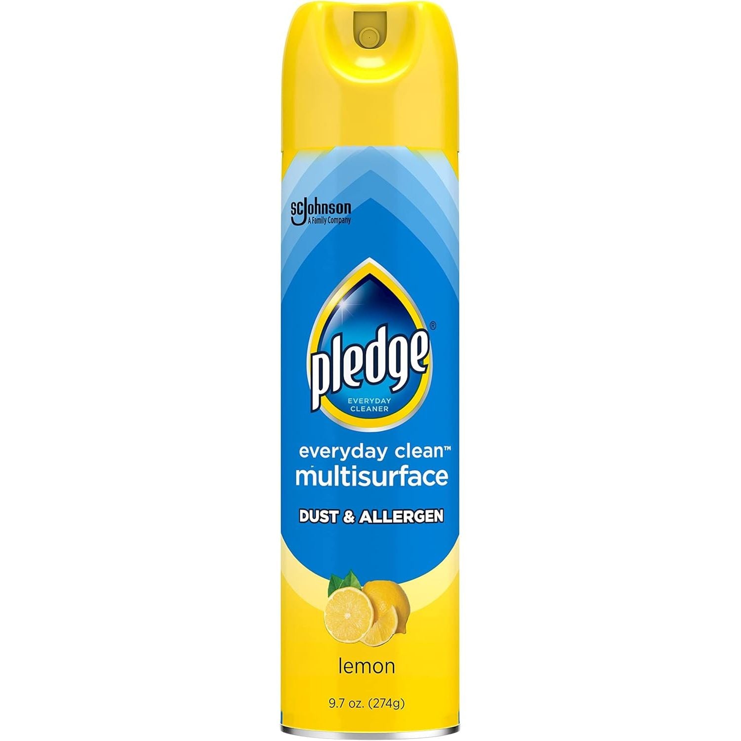Buy now Pledge Dust & Allergen Multisurface Cleaner, Aerosol Spray, Lemon Scent, 9.7oz (Pack of 3) 9.7 Ounce (Pack of 1) at indiglob india