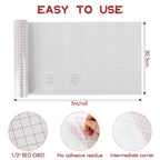 MAQIHAN Transfer Tape for Vinyl - 12 in x 16.4 Ft Vinyl Transfer Paper