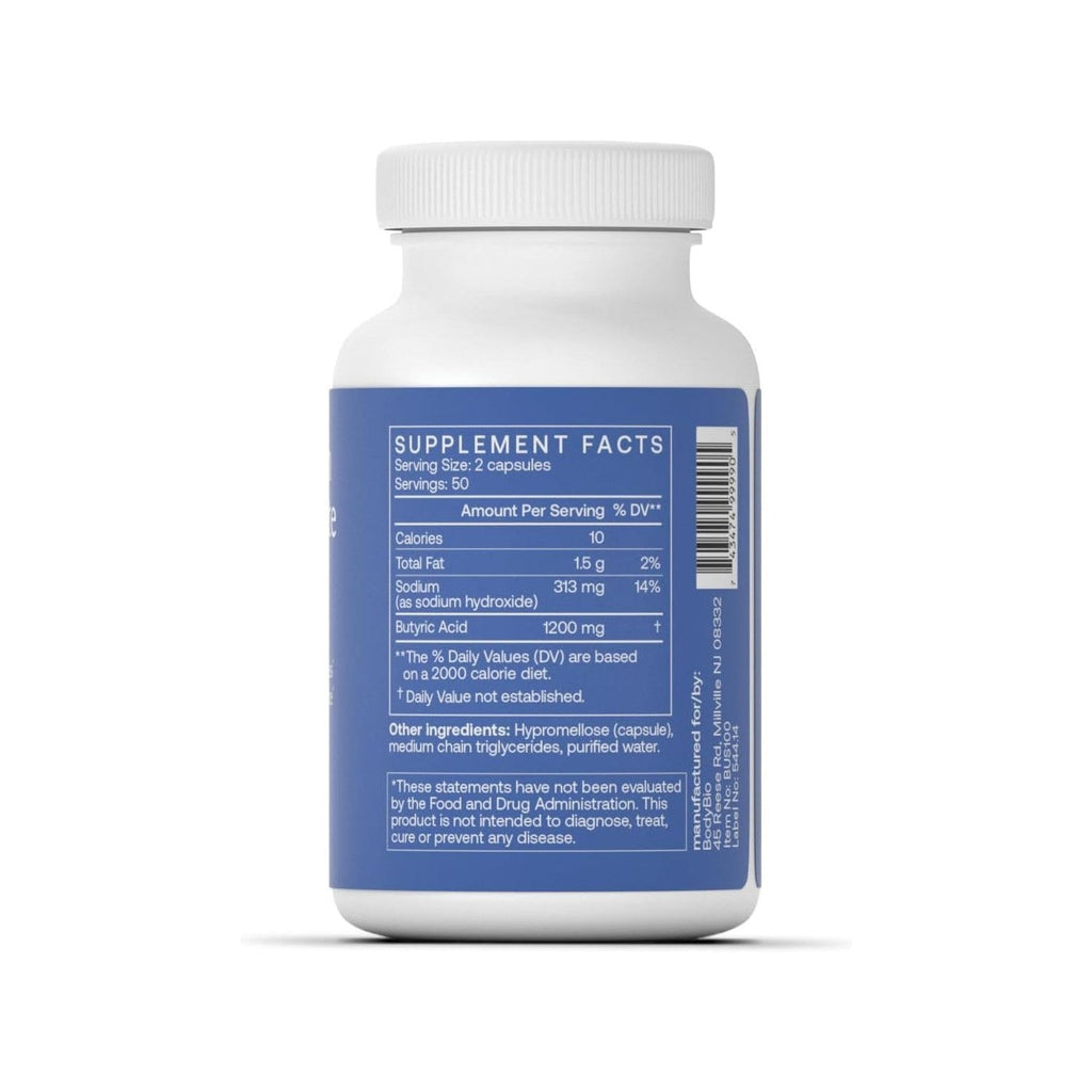 Buy now BodyBio Butyrate - Postbiotic for Gut Health, Digestive Support, Bloat, Gas & Constipation Relief, Leaky Gut Repair - Sodium + Butyric Acid Supplement for GI Wellness at indiglob india