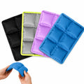 4 Pack Small Ice Packs for Lunch Boxes, Reusable, Multi-Color