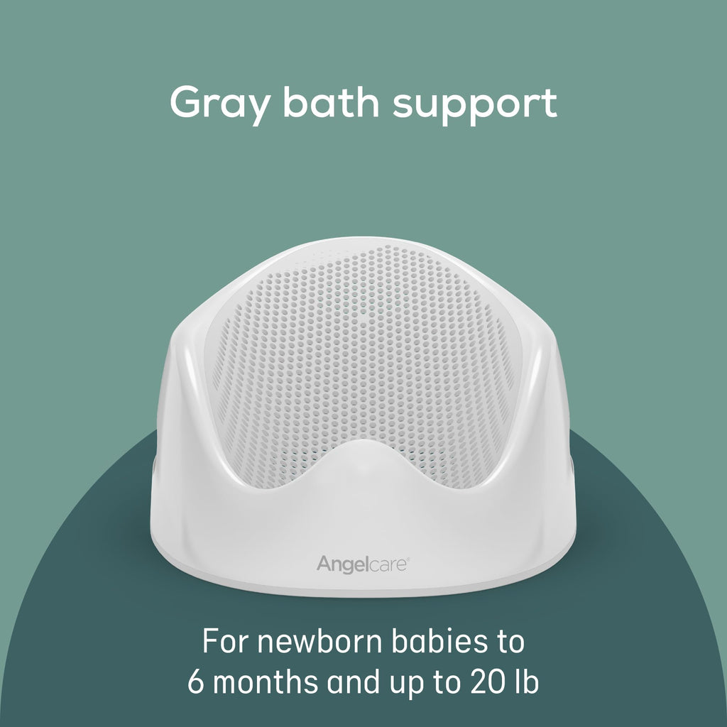 Buy now Angelcare Baby Bath Support (Gray) | Ideal for Babies Less Than 6 Months Old at indiglob india