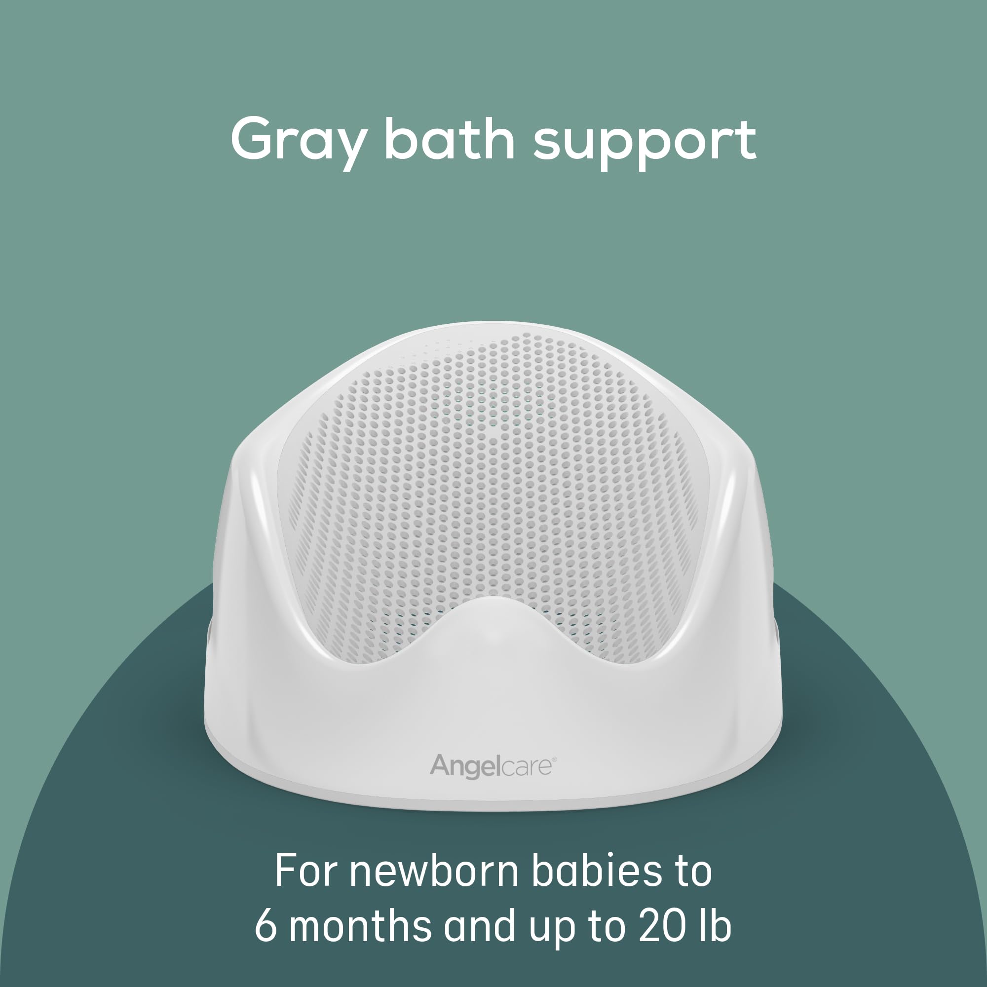 Buy now Angelcare Baby Bath Support (Gray) | Ideal for Babies Less Than 6 Months Old at indiglob india