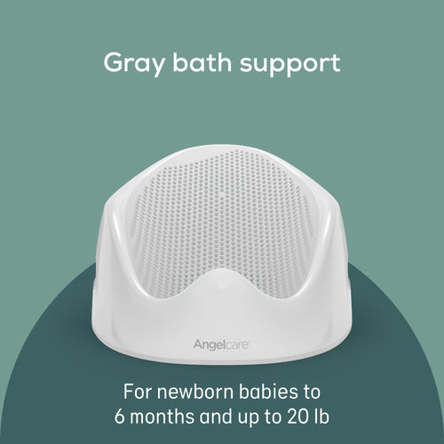 Buy now Angelcare Baby Bath Support (Gray) | Ideal for Babies Less Than 6 Months Old at indiglob india
