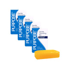 PURPOSE Gentle Cleansing Bar, Developed with Dermatologists, For All Skin Types, For Sensitive & Dry Skin, Oil-free, Hypoallergenic, Sulfate-Free, 6 oz Bar (Pack of 4)