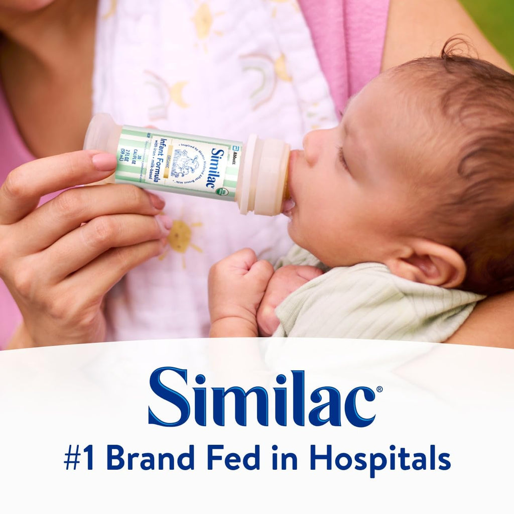 Similac Infant Nipples and Rings, Latex-Free, Disposable, Case of 50