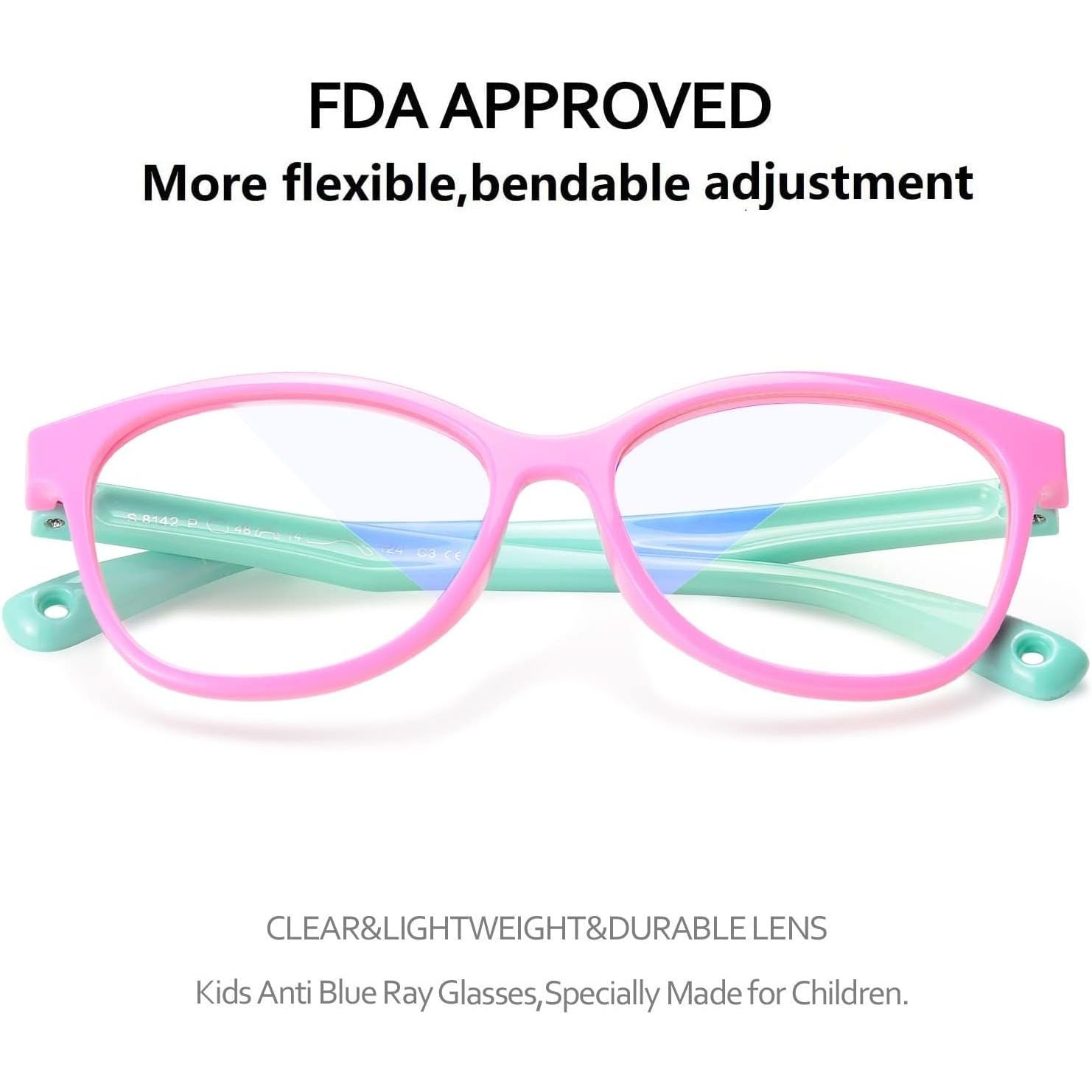 Buy now Blue Light Glasses for Kids Girls Boys with Cute Car Case, UV400 Protection, Anti Blue Ray Age3-12 at indiglob india