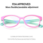 Buy now Blue Light Glasses for Kids Girls Boys with Cute Car Case, UV400 Protection, Anti Blue Ray Age3-12 at indiglob india