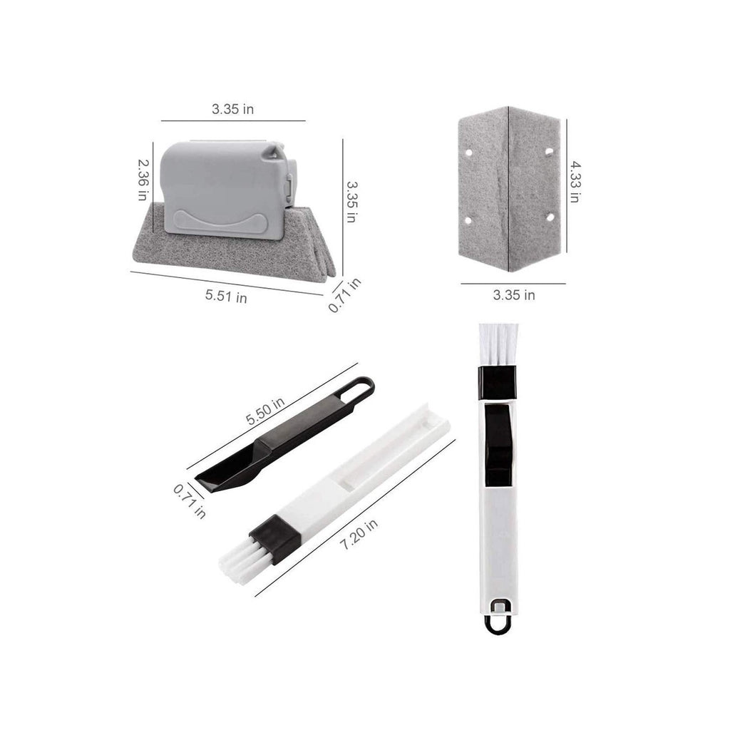 Magic Window Track Cleaner, Window Groove Cleaning Brush Tools Set