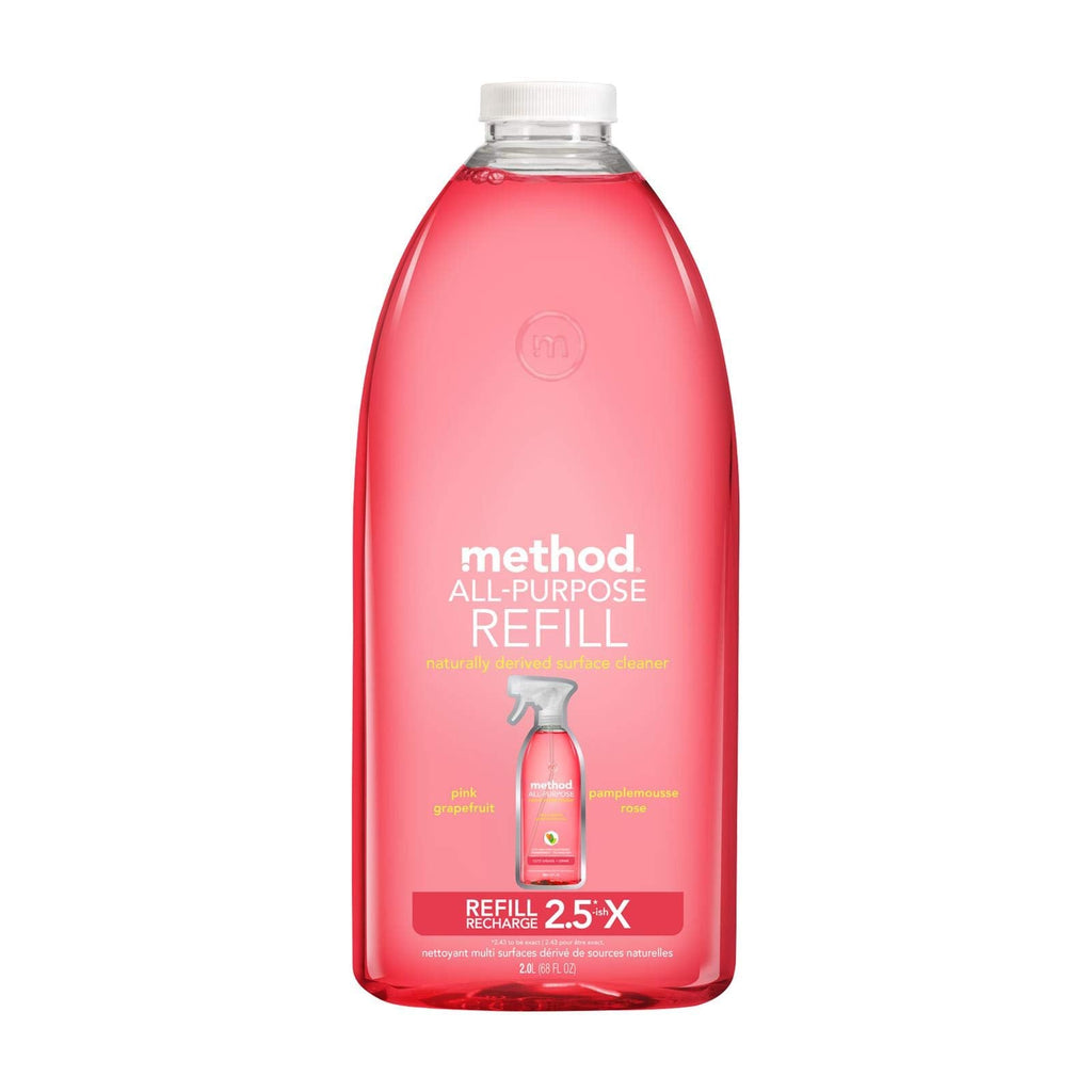 Buy now Method All-Purpose Cleaner, Pink Grapefruit, Perfect for Most Counters, Tiles, Stone, and More, 28 oz spray bottle at indiglob india