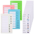 Aleric 4 Pieces Chores Chart for Kids Chore Chart, Sliding Routine Chart to Do List, My Chores RV Checklist Task Planning Board for Kids and Adults, ADHD Tools Routine Visual Schedule Reminder