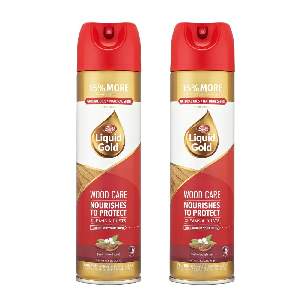 Scott's Liquid Gold Wood Cleaner and Polish, 11.5 oz, Two Pack