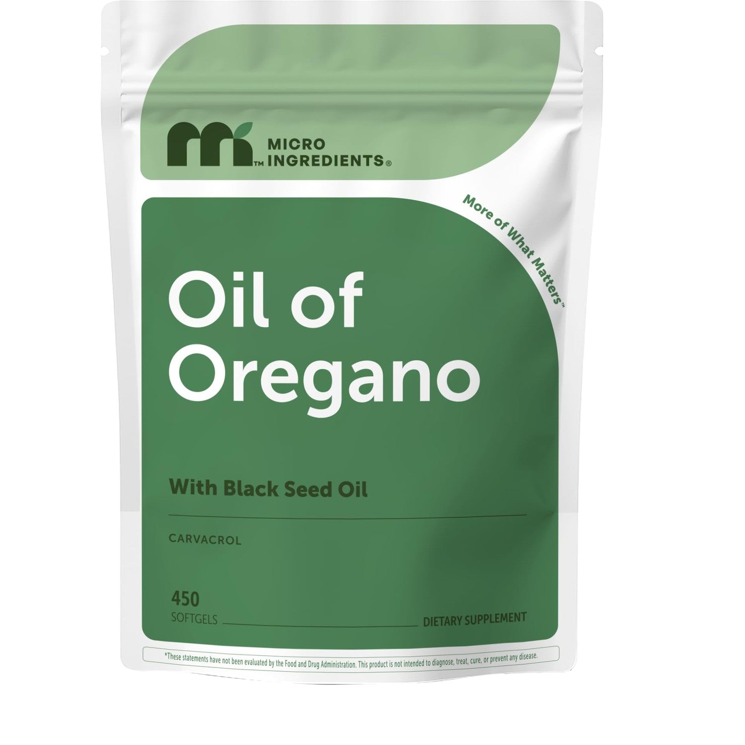 Micro Ingredients Oil of Oregano with Black Seed Oil, 300 Softgels | Naturally Occurring Carvacrol & Thymoquinone. 2-in-1 Oregano Oil Supplement. Non-GMO, Gluten Free, 3rd Party Tested.