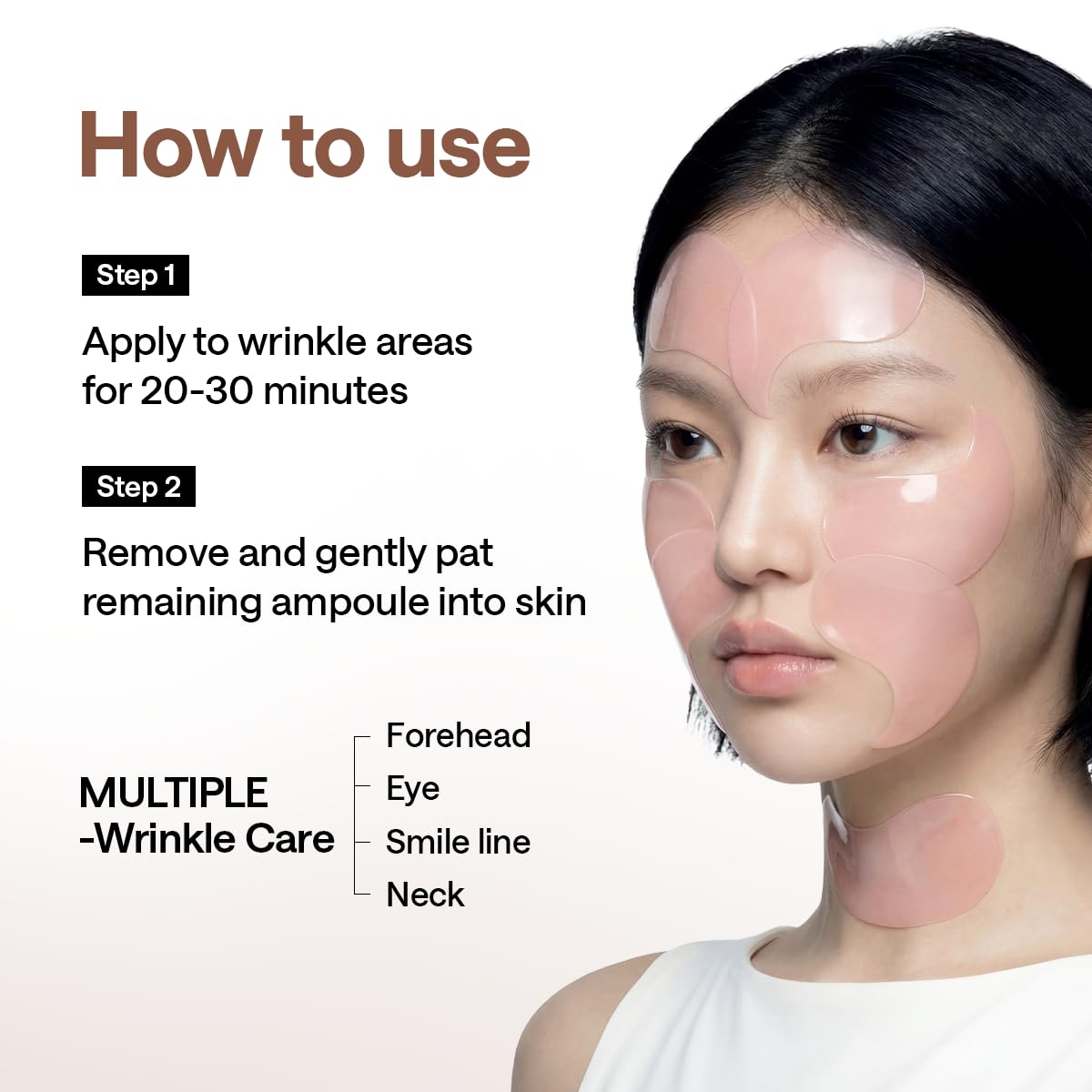 MEDIHEAL 95% Retinol & Collagen Under Eye Patches, Wrinkle Care (60 Count) | with Retinol Liposome, Collagen | 4-Zone Firming Care for Eyes & Smile Lines | 0.00 Irritation | Korean Hydrogel Patches